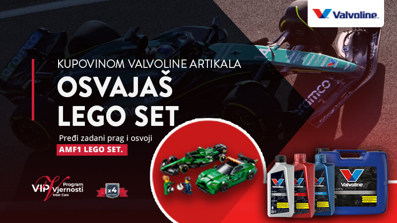 Valvoline ti poklanja AMF1 LEGO!